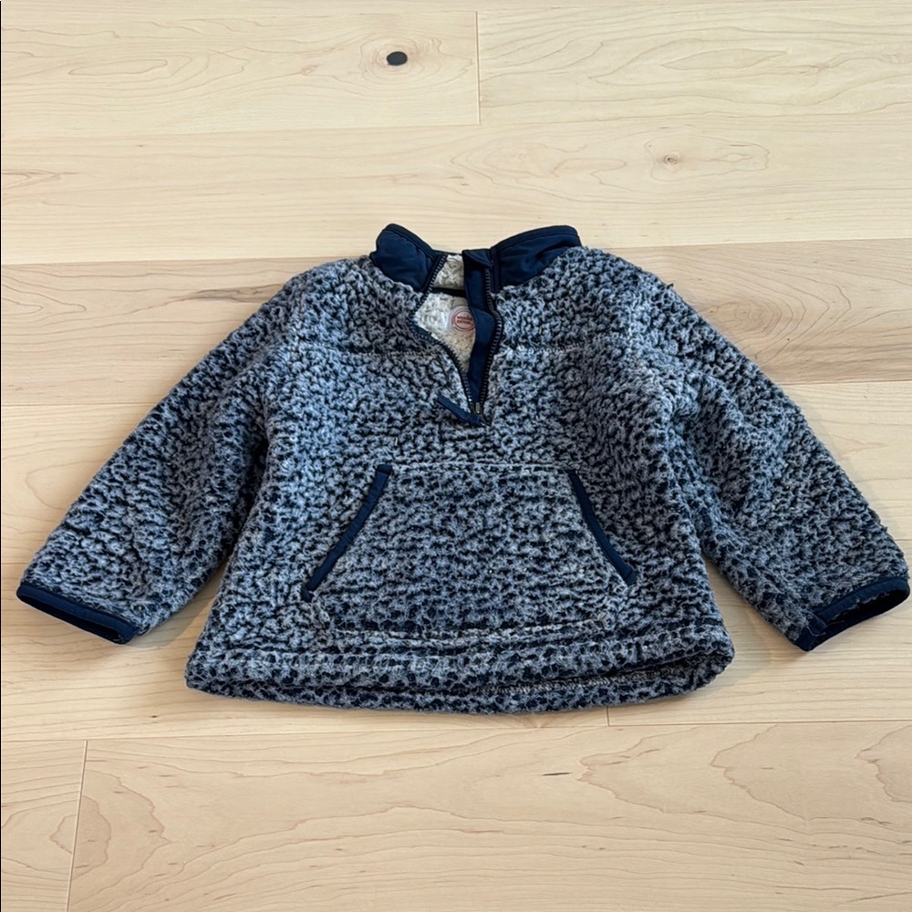 Cozy Blue Fleece Kids Pullover